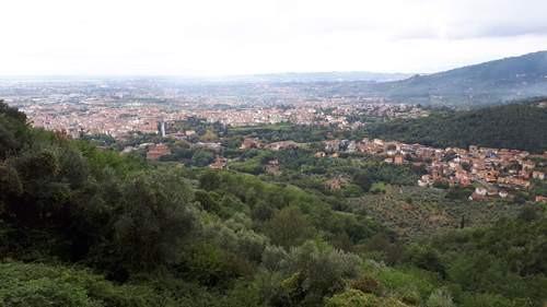 Vue du funiculaire Montecatini