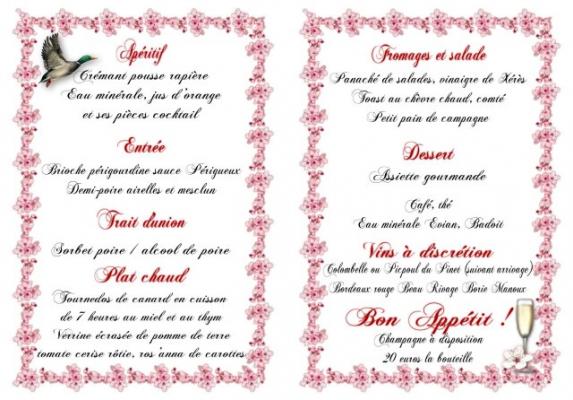 menu printemps 2017