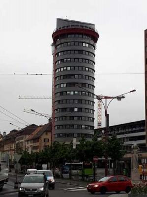 La tour Espacité à La Chaux de Fonds en Suisse
