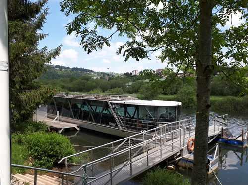 Départ pour la croisière sur le Doubs