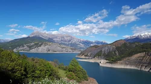 Belvédère du barrage du lac de Serre Ponçon à Rousset