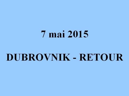 Dubrovnik - Retour