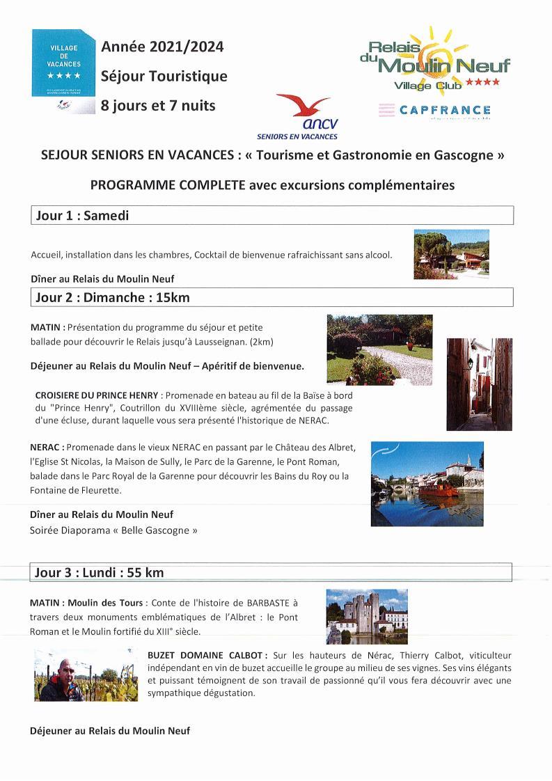 Tourisme et gastronomie en gascogne page 1